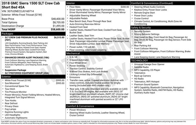 gmc sierra 1500 2018 3GTU2NEC2JG160714 image gmc sierra 1500 2018 3GTU2NEC2JG160714 image